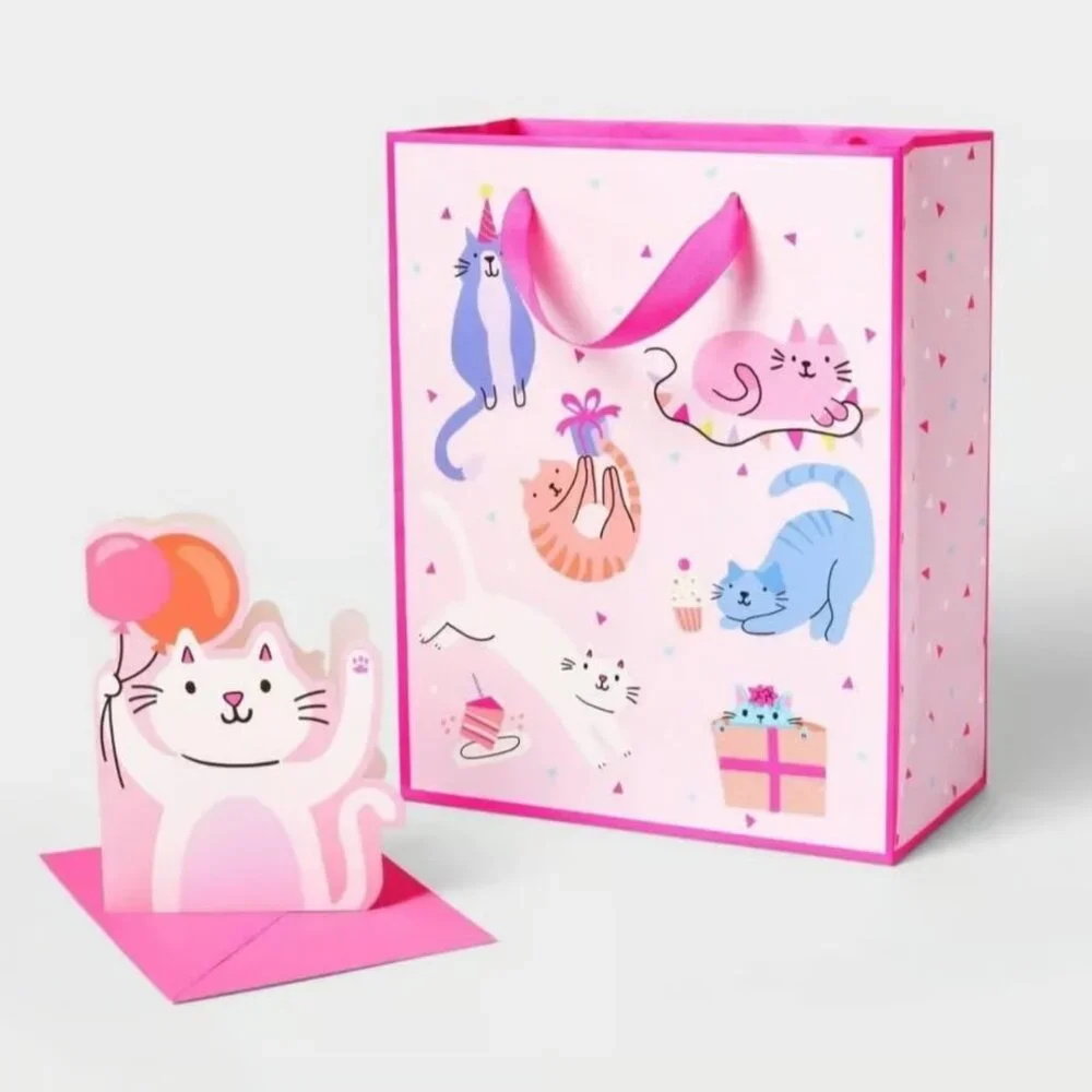 16 x Cats Cub Bag with Card - Spritz: Birthday Gift Bag